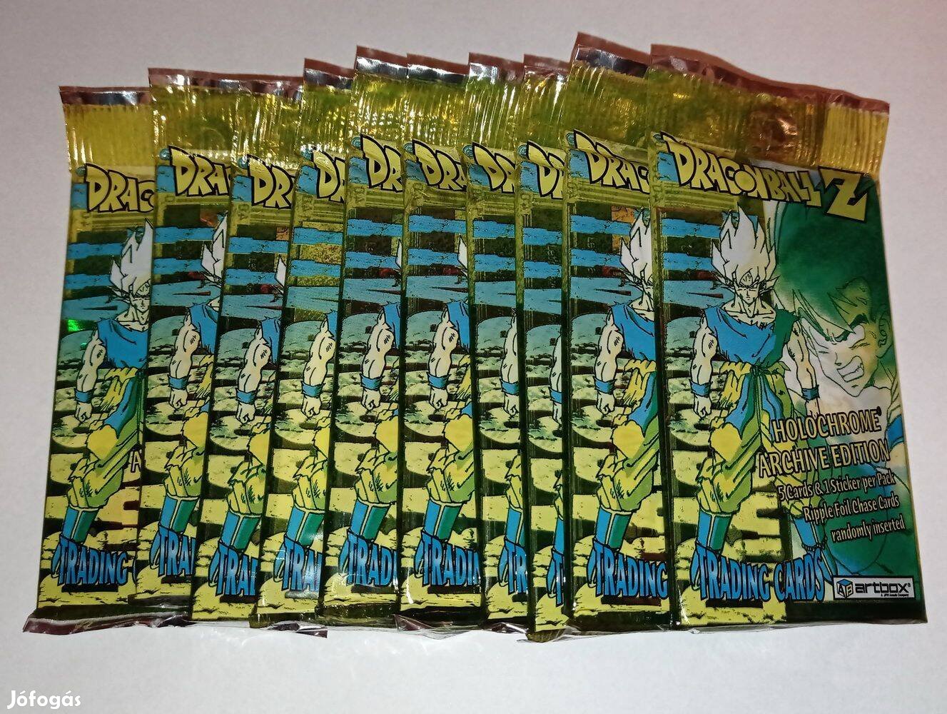 Dragon Ball Z Trading Cards Holochrome Archive Edition kártyák