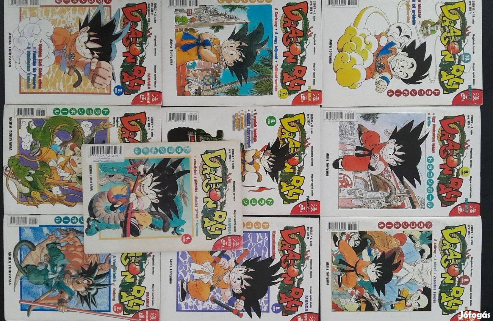 Dragon ball manga képregény magyar 1 -10