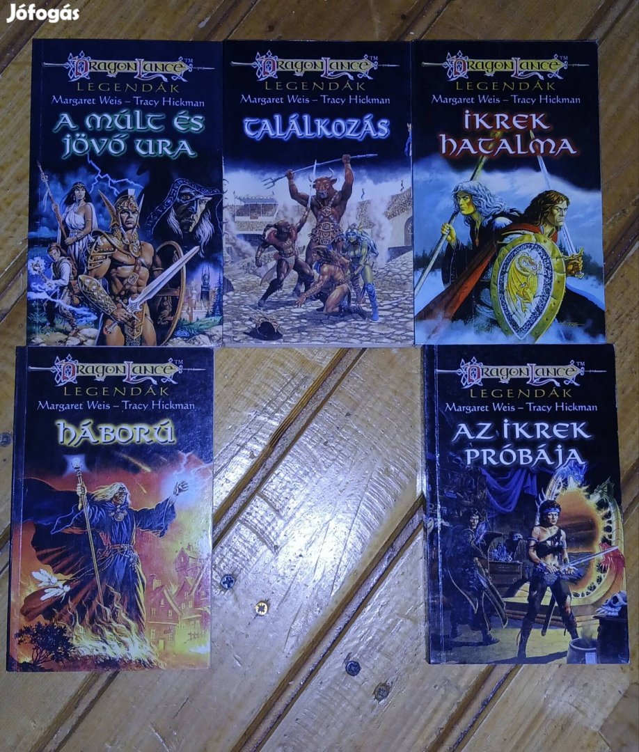 Dragonlance Legendák 1-4, 6. rész könyvek