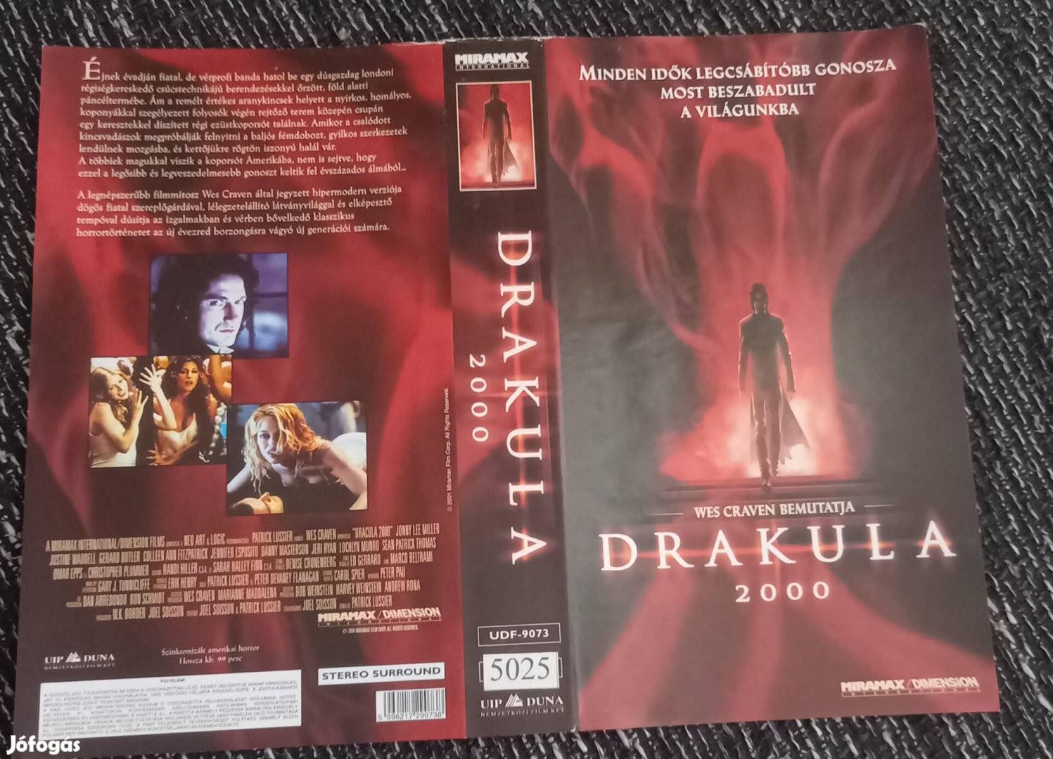 Drakula 2000 - horror vhs - Wes Craven