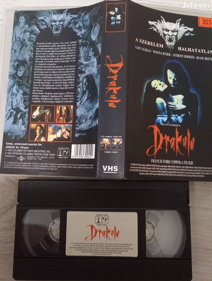 Drakula - 1991 - horror vhs - Gary Oldman