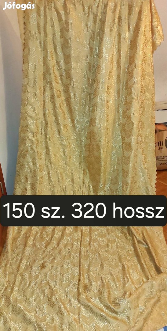 Draperia sárgaszóld  320 cm