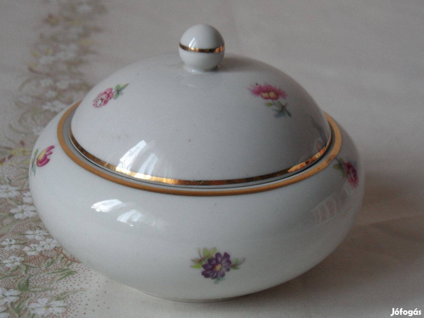 Drasche porcelán bonbonier, cukortartó