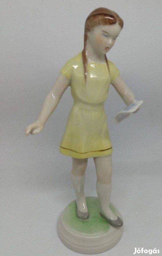 Drasche porcelán éneklő kislány!