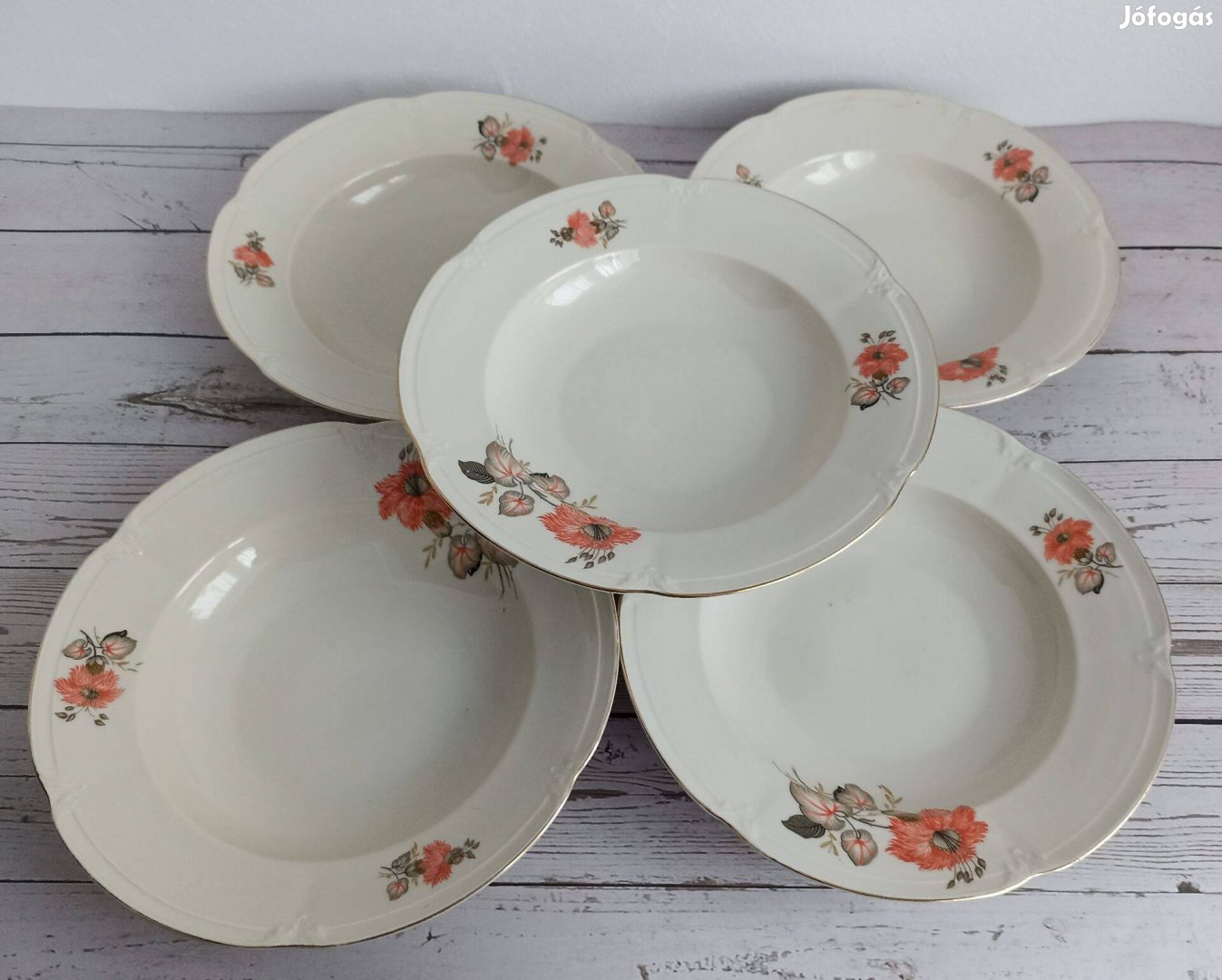 Drasche porcelán mély tányér!