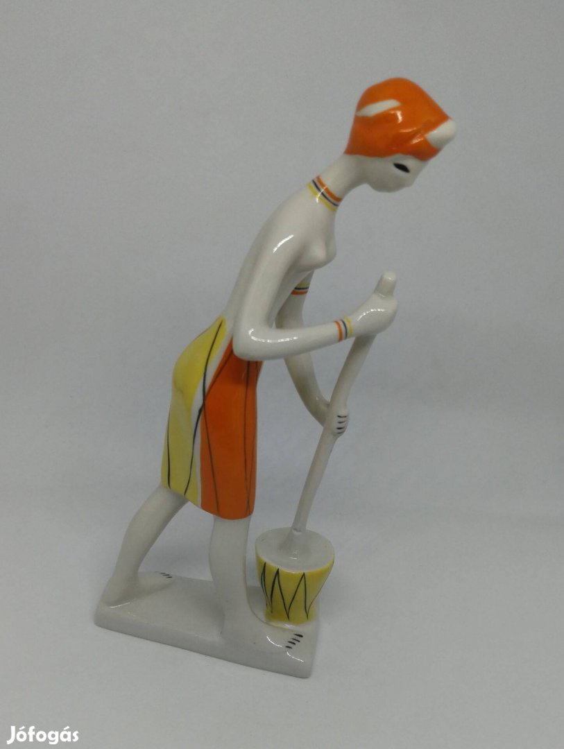 Drasche porcelán női figura!