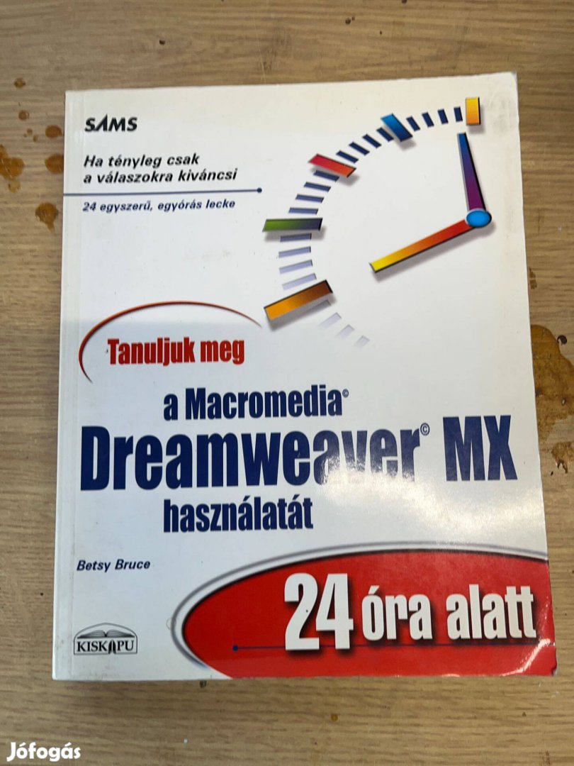 Dreamweaver MX könyv