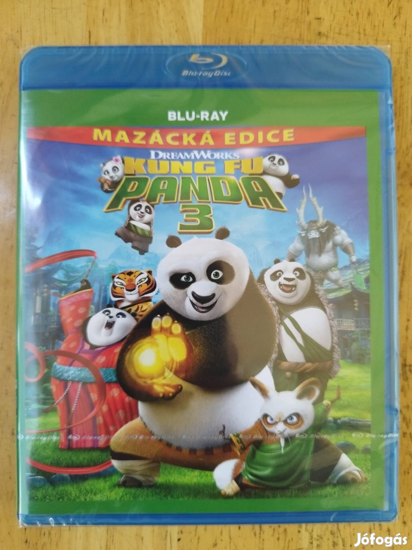 Dreamworks - Kung - Fu Panda 3 blu-ray Új 