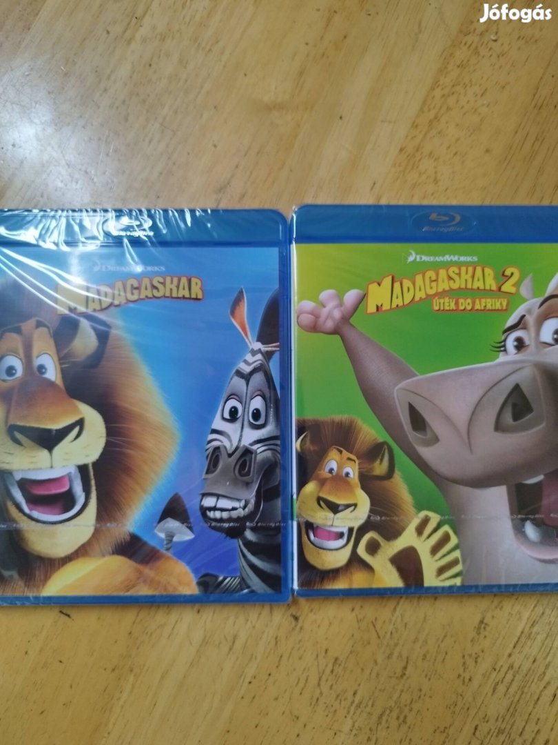 Dreamworks - Madagaszkár 1-2 blu-ray Bontatlan 