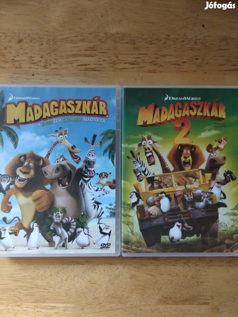 Dreamworks - Madagaszkár 1-2 dvd
