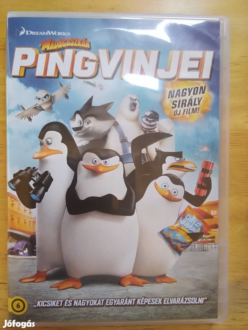 Dreamworks - Madagaszkár pingvinjei dvd 