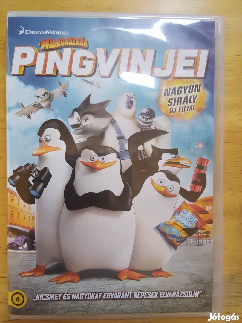 Dreamworks - Madagaszkár pingvinjei újszerű dvd 