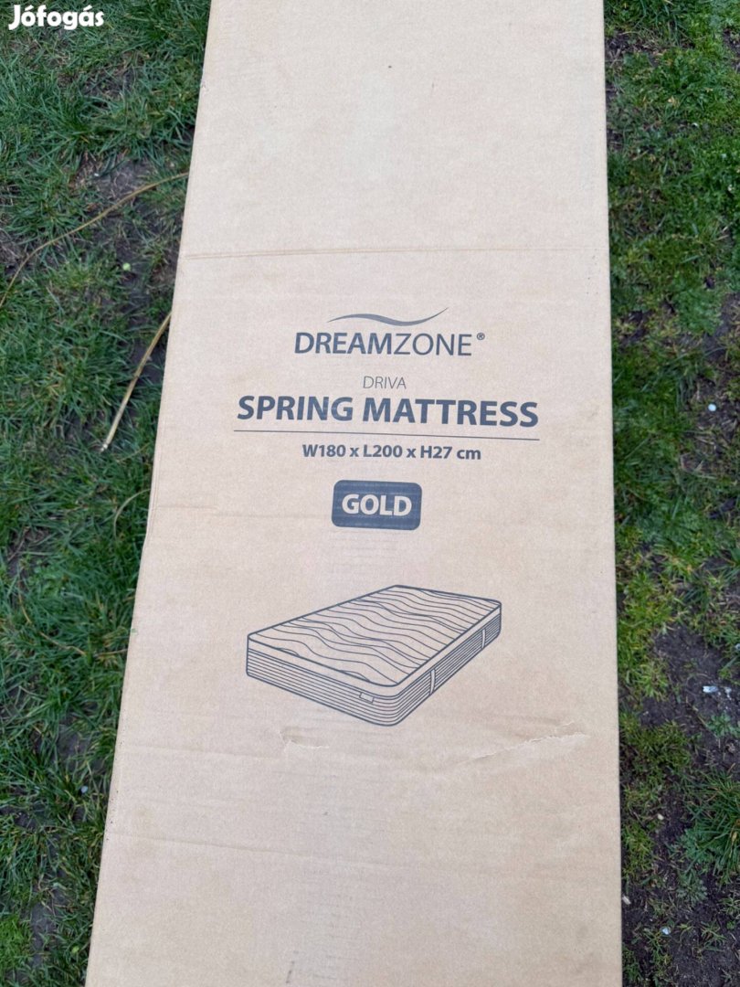 Dreamzone Driva Spring matrac 180x200 Új, bontatlan Gold