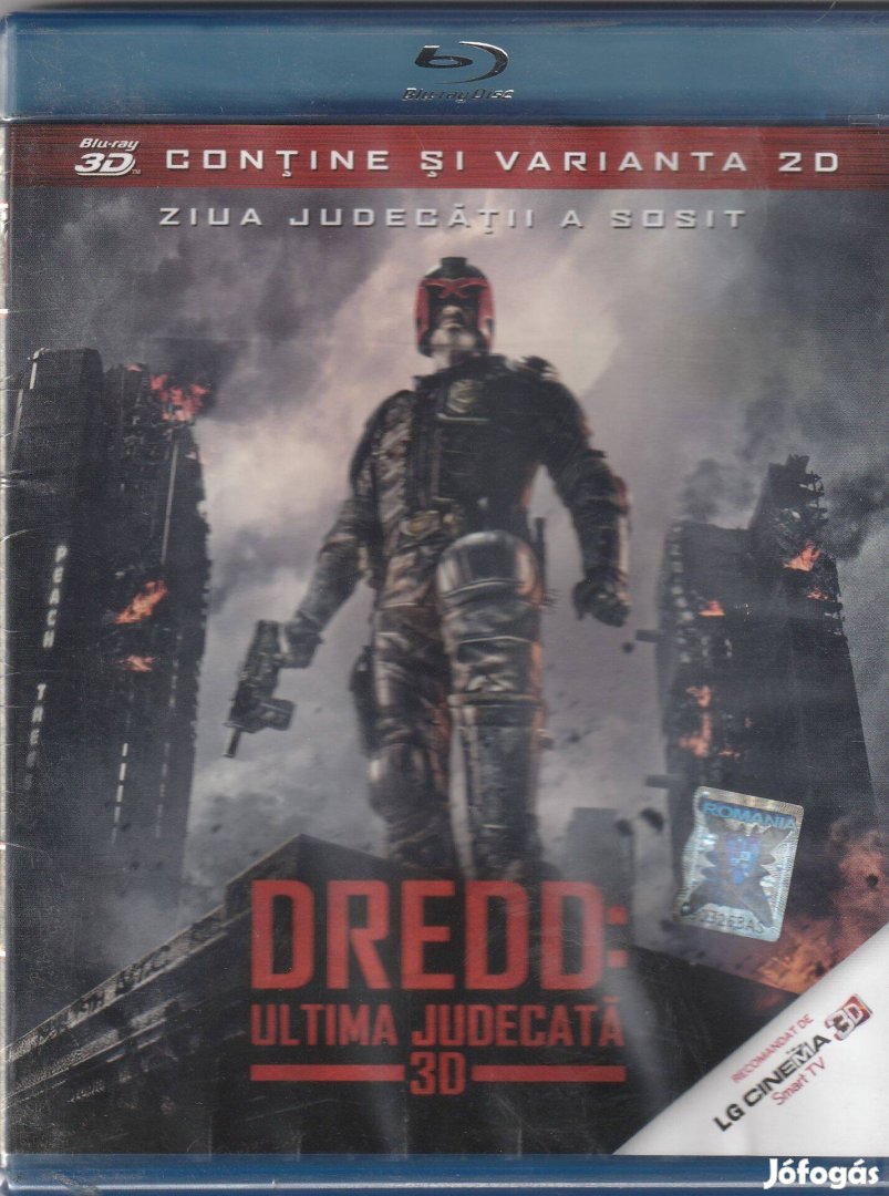 Dredd (2012) 3D Blu-Ray (bontatlan)