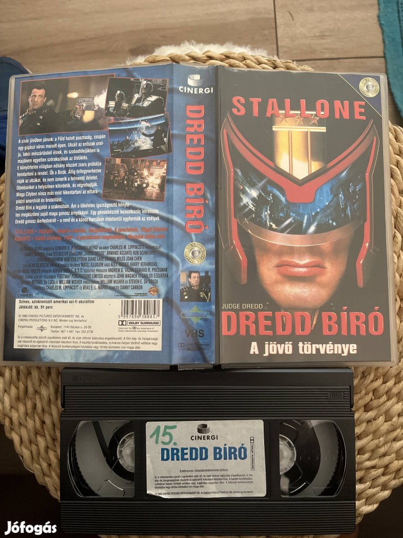 Dredd bíró vhs