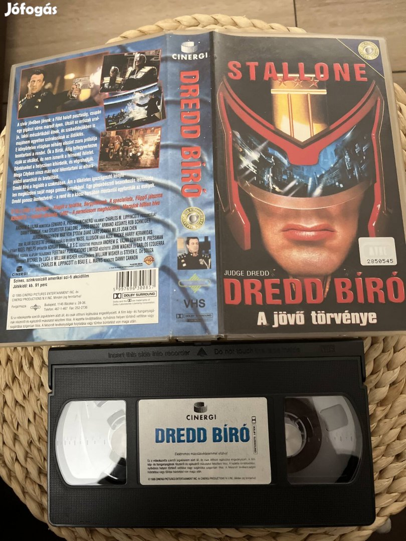 Dredd bíró vhs