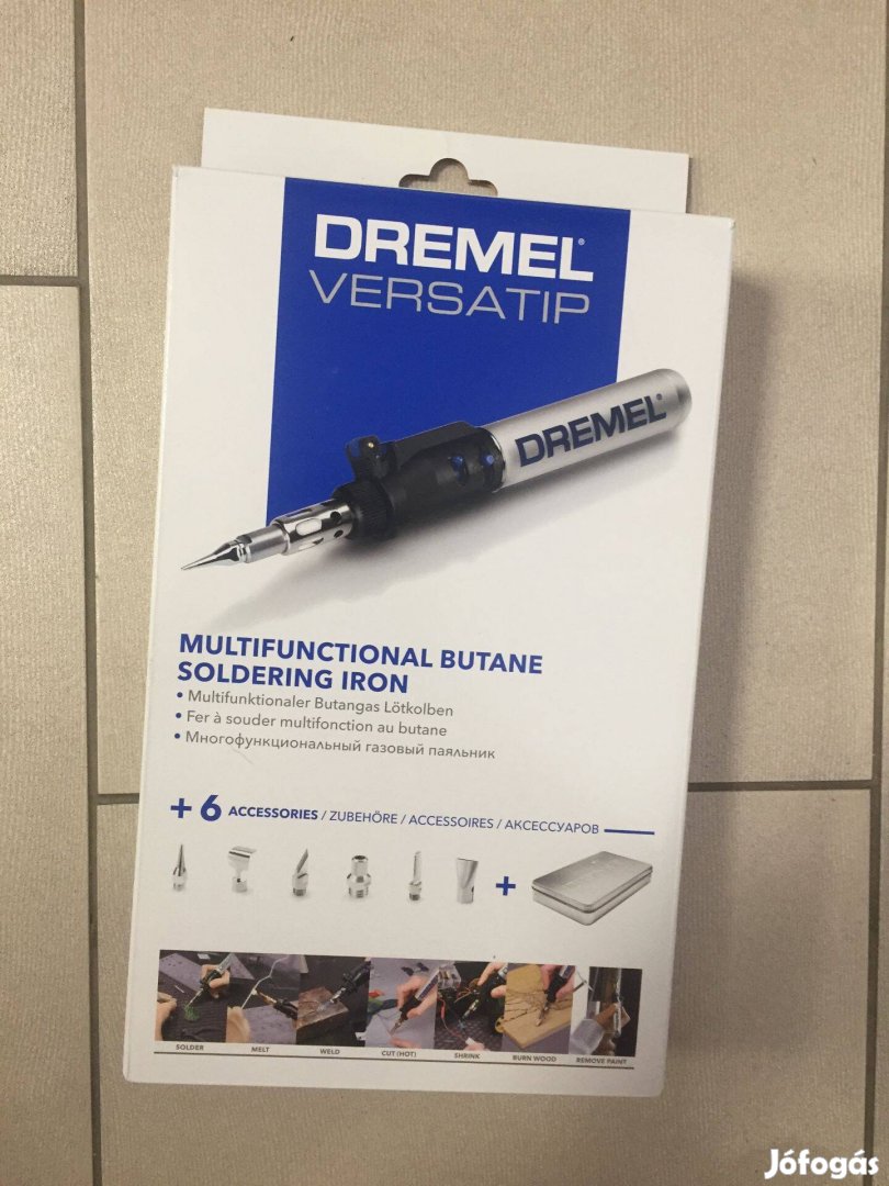 Dremel 2000-6 Versatip Hobby gáz-forrasztópáka, 6 tartozék