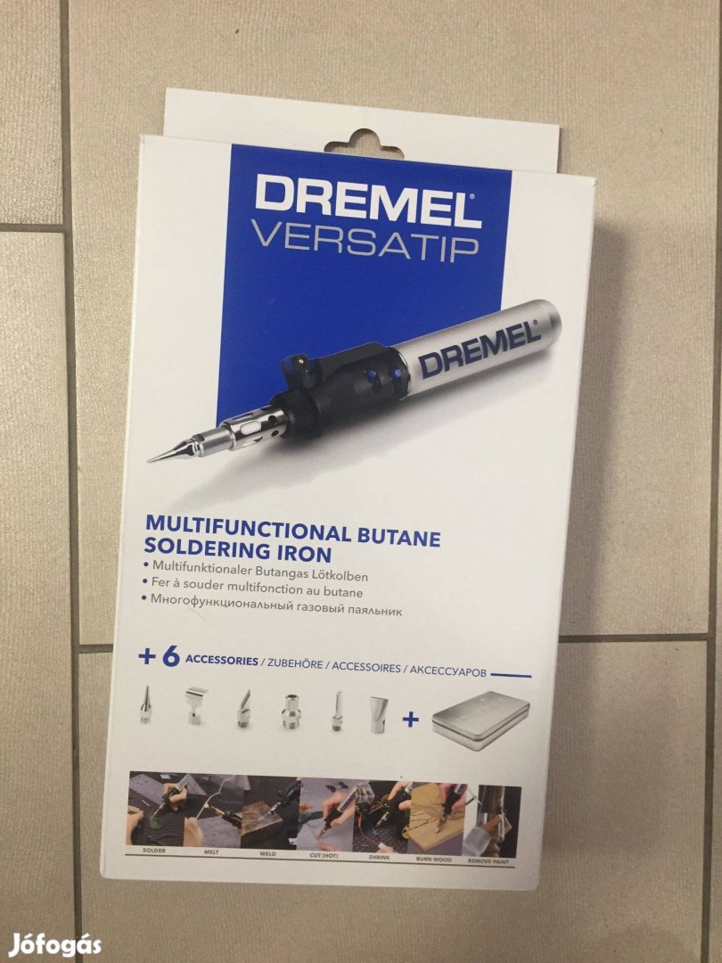 Dremel 2000-6 Versatip Hobby gáz-forrasztópáka, 6 tartozék