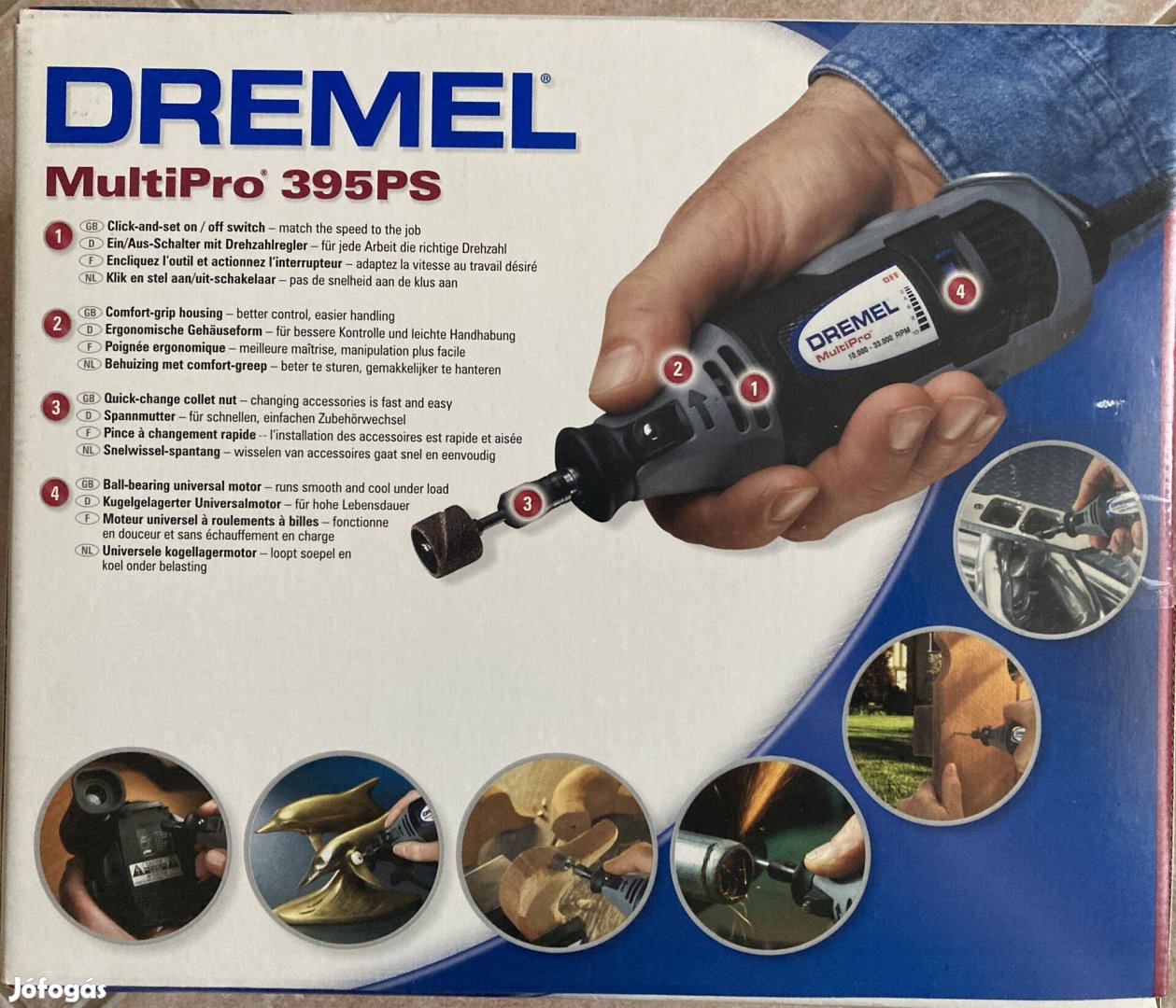 Dremel műszerész csiszoló / köszörű / gravírozó tartozékokkal új áll