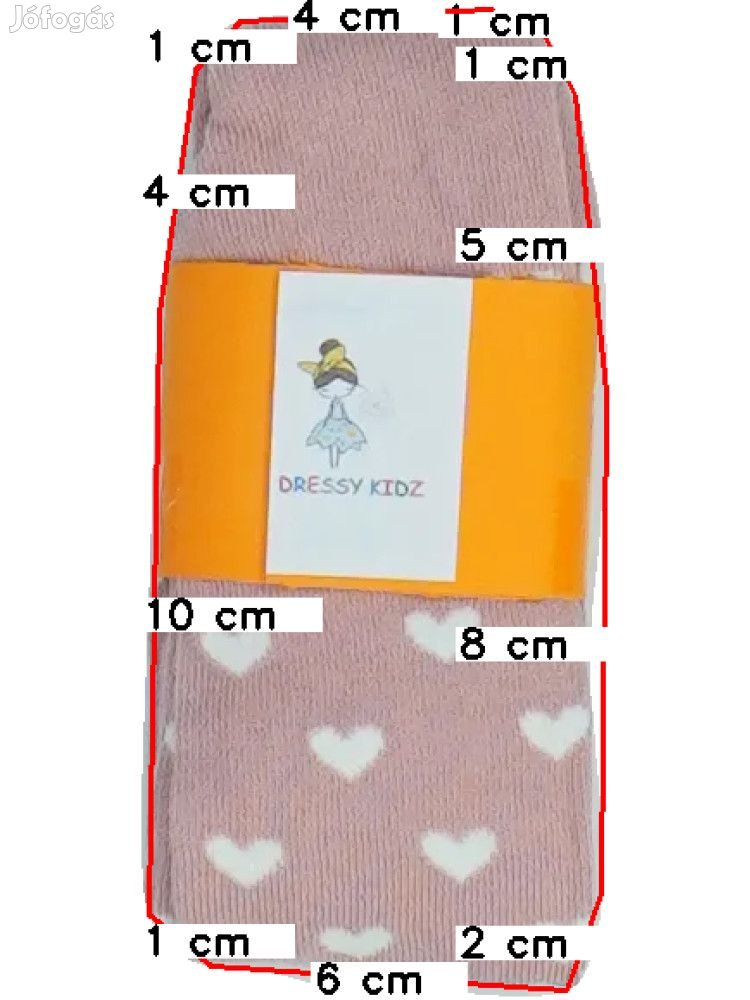 Dressy Kidz Új (címkés) Lány Harisnya (Méret: 68)