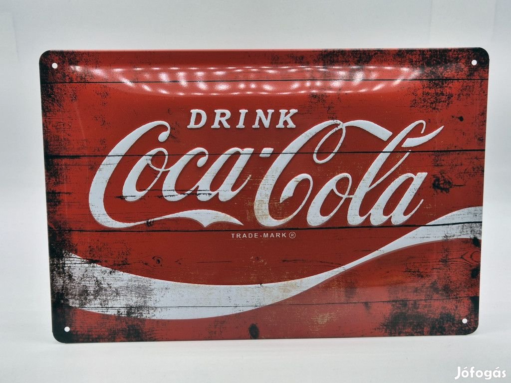 Drink Coca - Cola - fémplakát  fém tábla (30x20 cm)