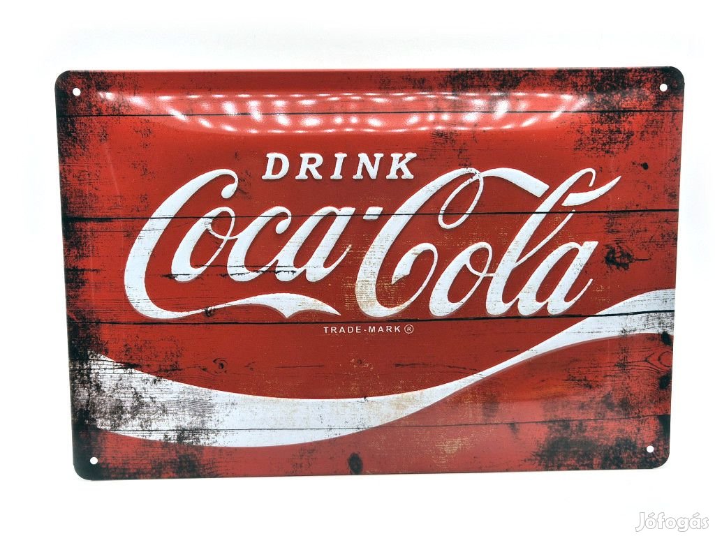 Drink Coca - Cola - fémplakát  fém tábla (30x20 cm)