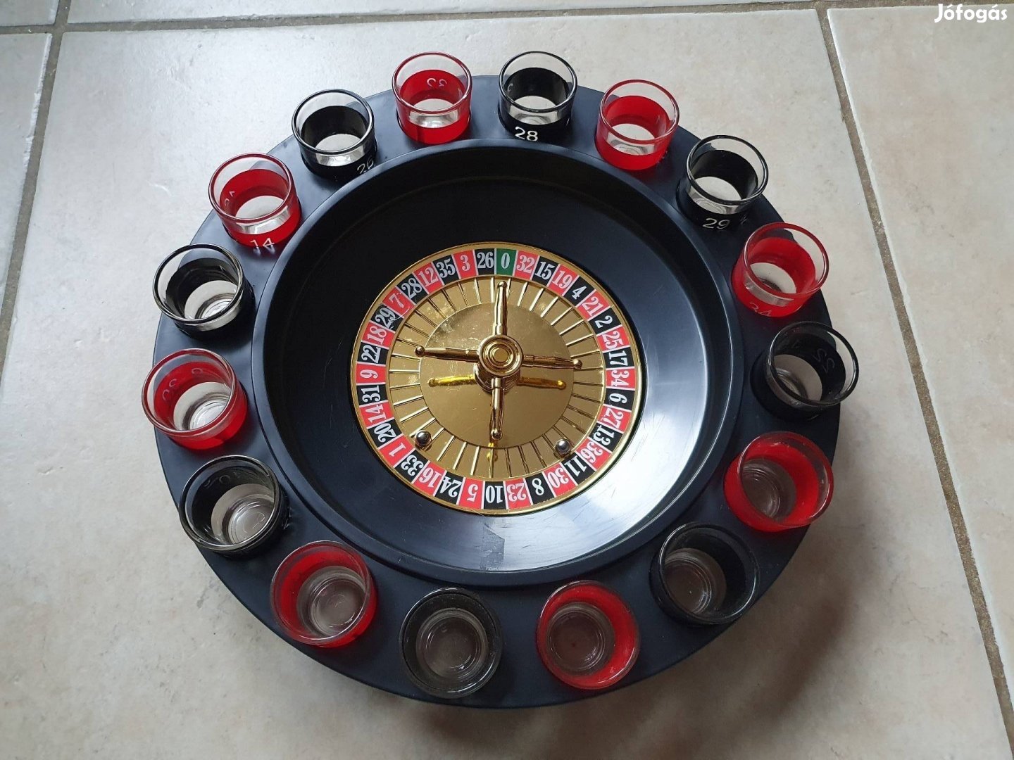 Drinking roulette set, ivós társasjáték