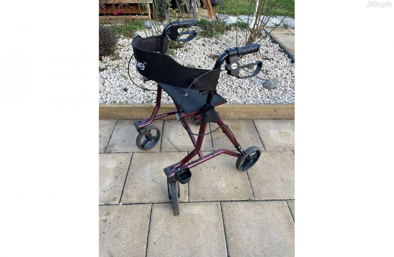 Drive Erős Alu Rollátor Ráülős Járássegítő