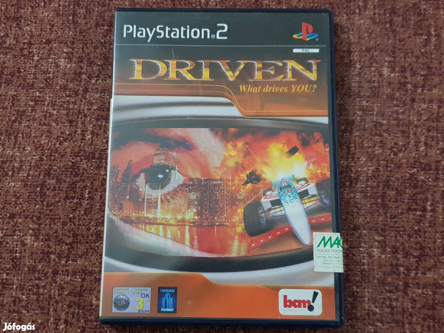 Driven Playstation 2 eredeti lemez ( 2500 Ft)
