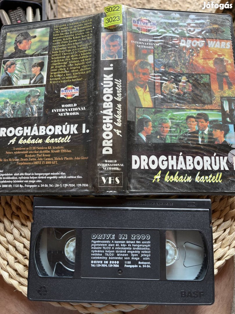 Drogháborúk 1 vhs