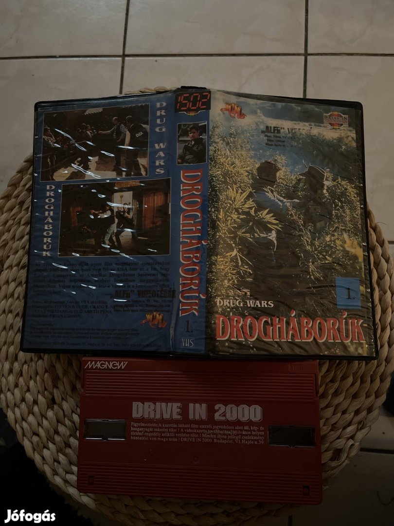 Drogháborúk 1 vhs film