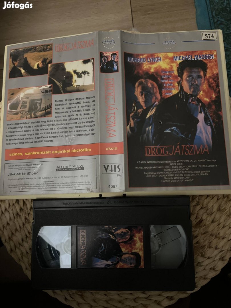 Drogjátszma vhs film