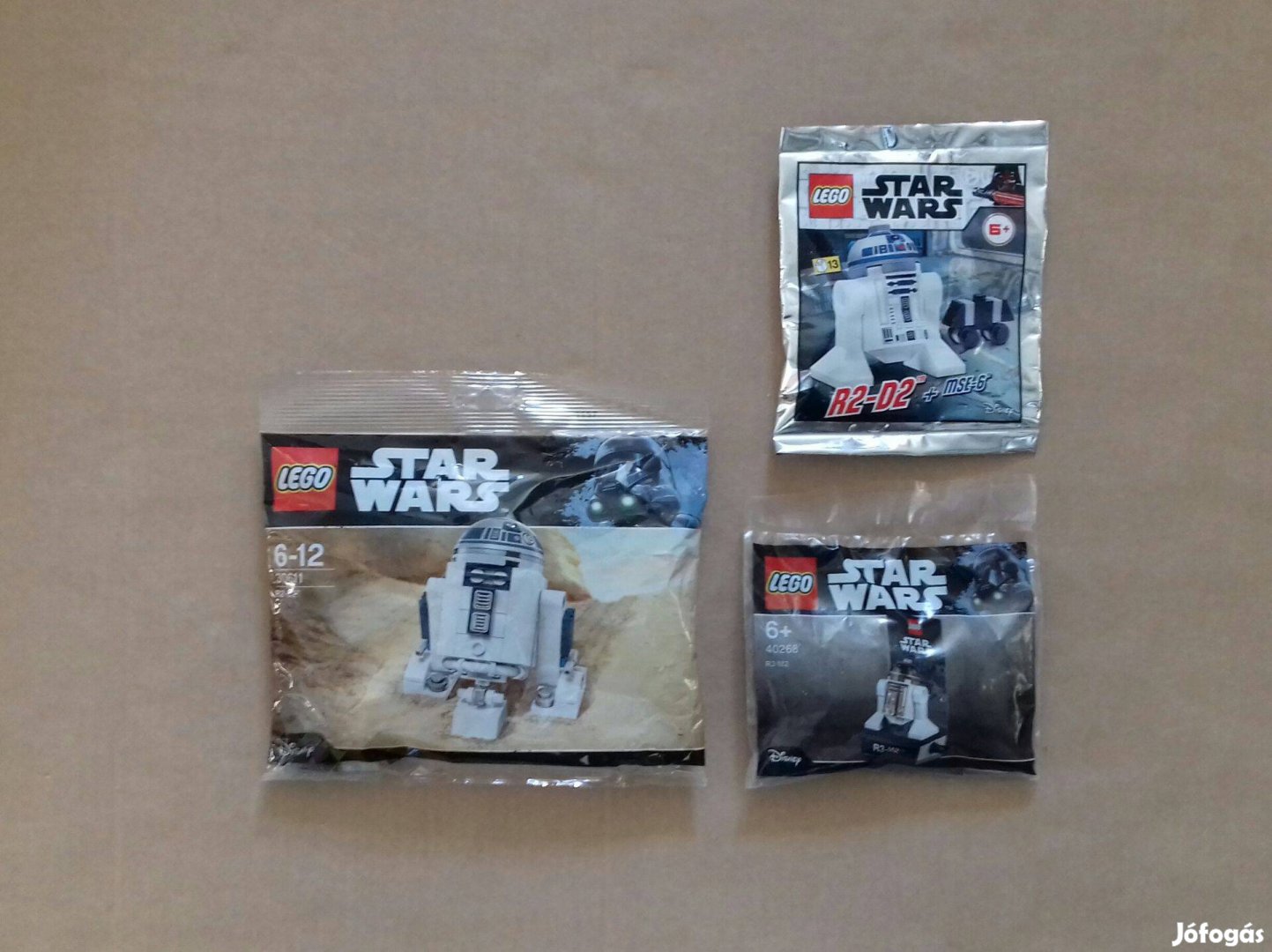 Droidok: Star Wars LEGO 30611 + 40268 R3-M2 + R2-D2 & MSE-6 Fox. árban