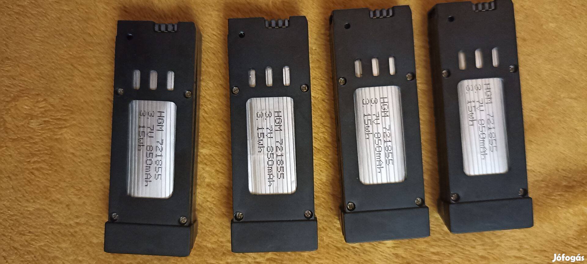 Drón Akkumulátor 3.7V 850 MAH - 4 db