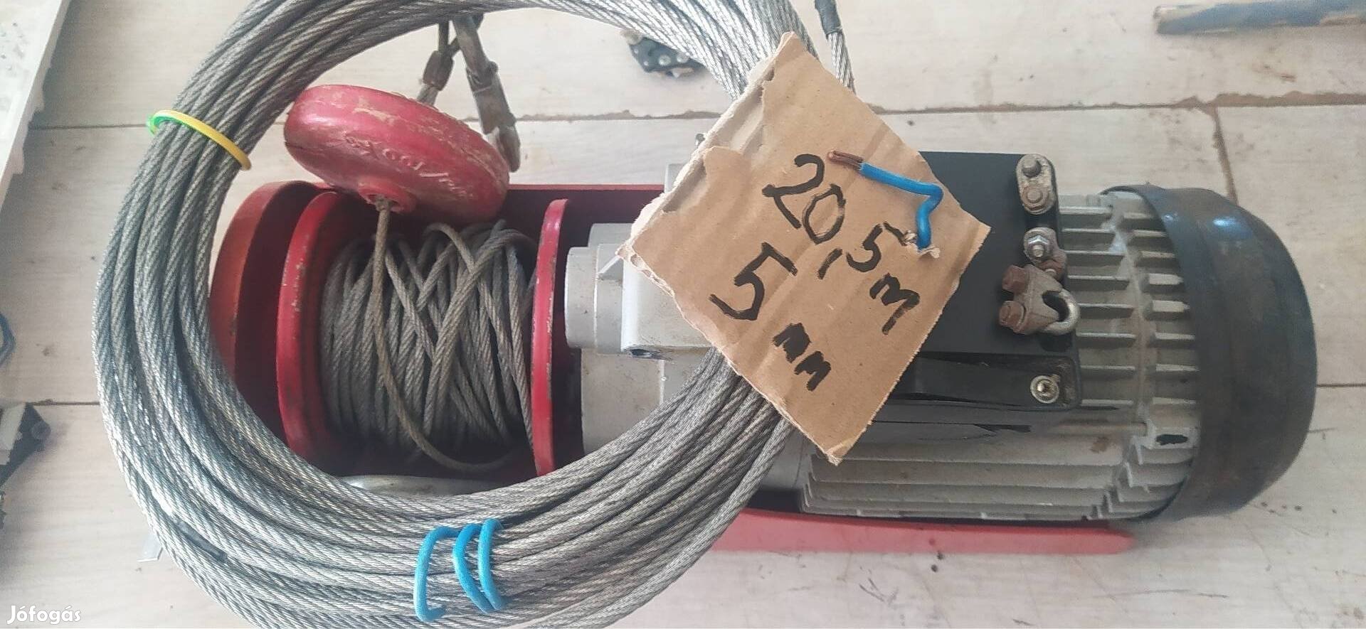Drótköteles emelő , csörlő hibás alkatresznek