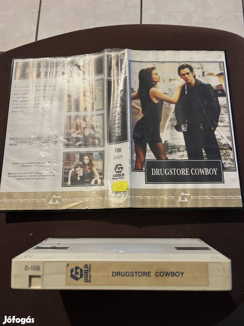 Drugstore cowboy vhs nagytok akció guild