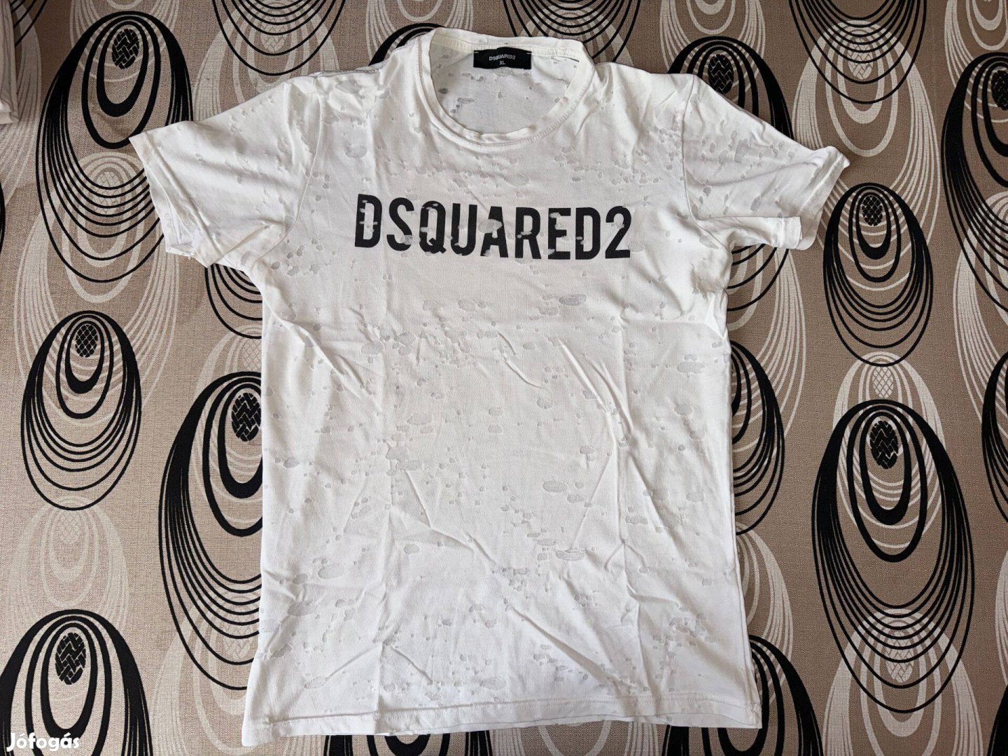 Dsquared2 szaggatott póló XL