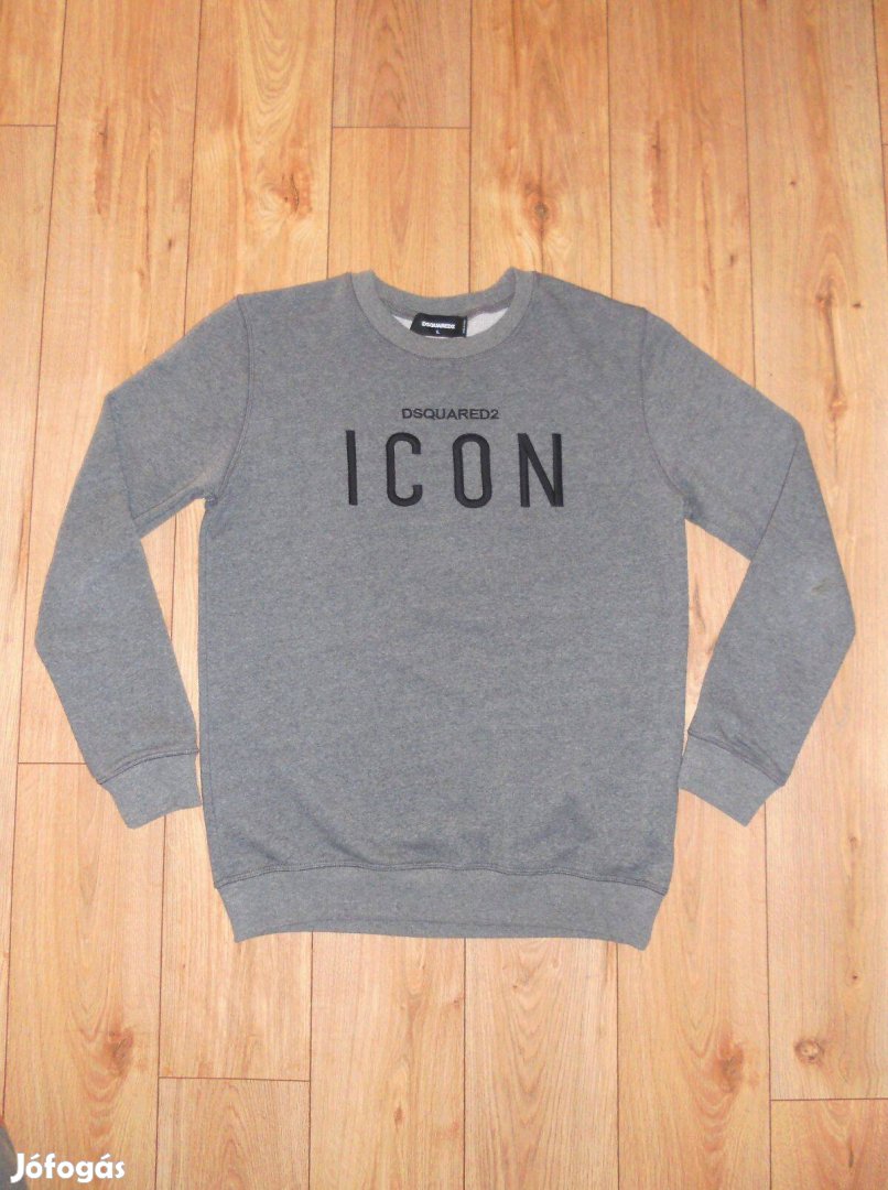 Dsquared2 szürke pulóver L-es