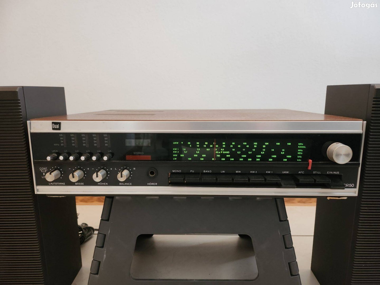 Dual CR50 vintage receiver rádio erősítő