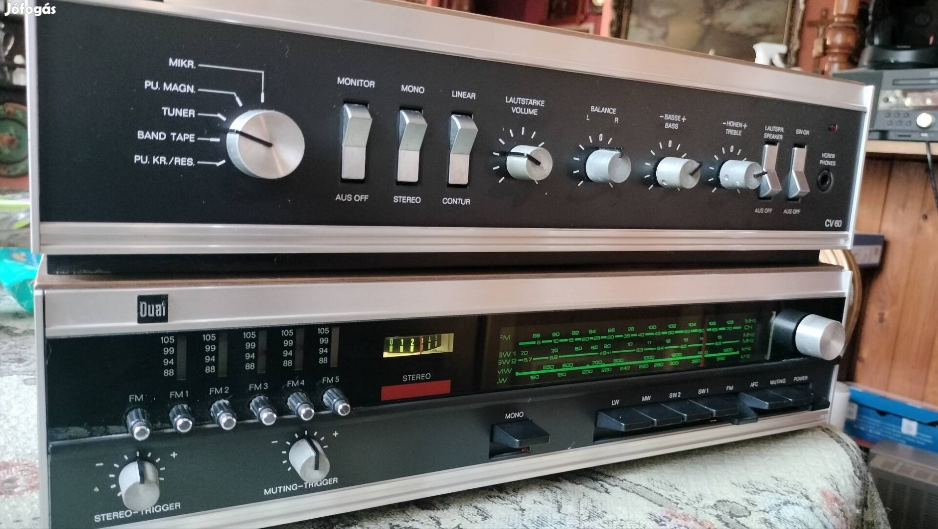 Dual Erősítő és Dual Tuner 1974