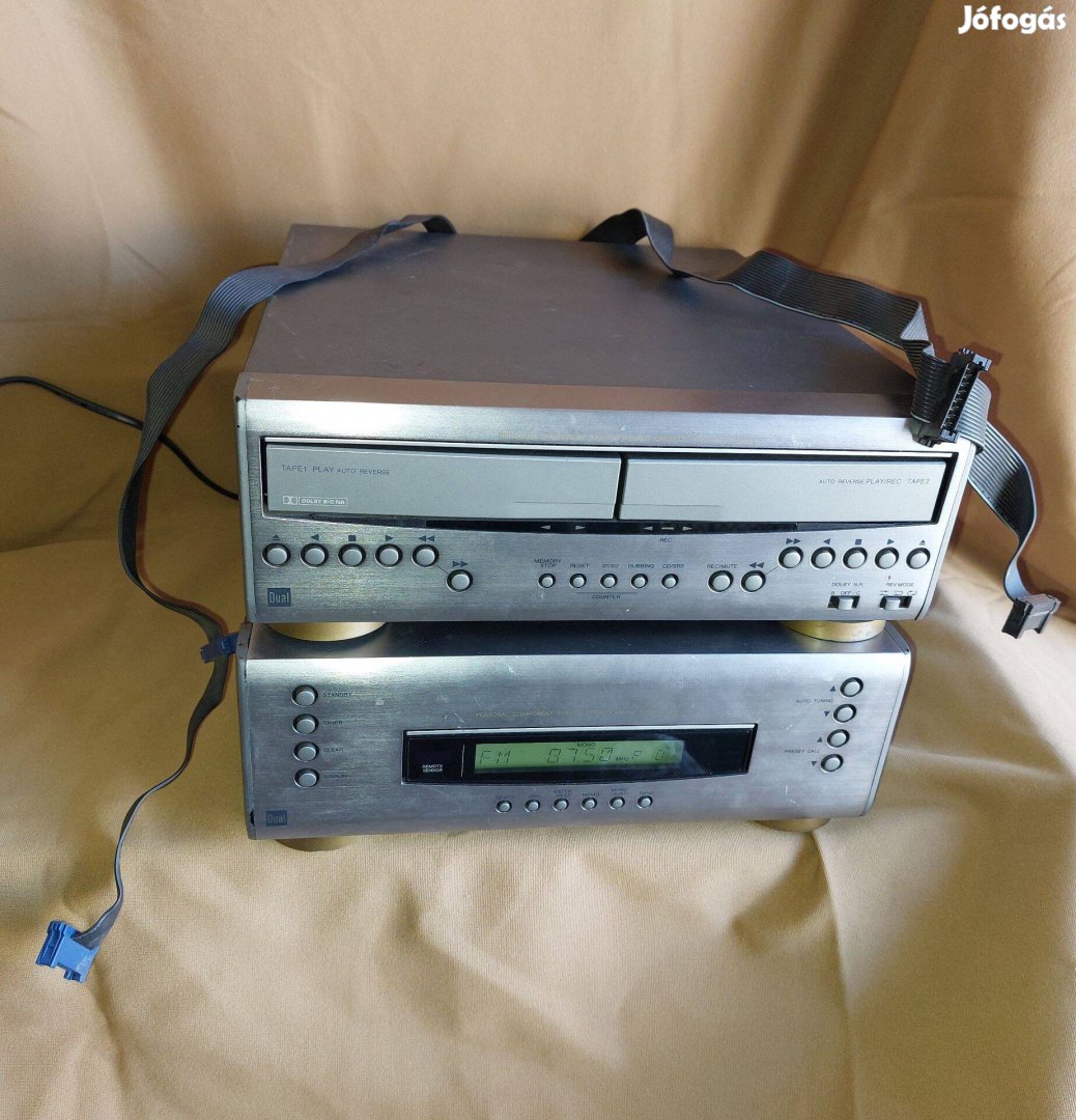Dual Mini 2000 Cassettendeck kazettás deck és Tuner rádió