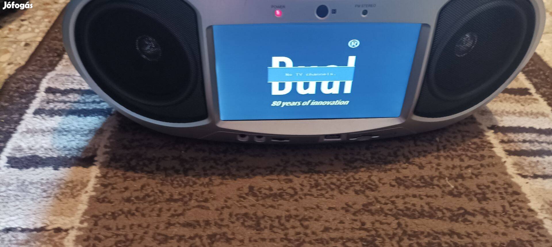 Dual P-DVD70DT hordozható rádió lcd tv-vel és dvd-vel eladó!