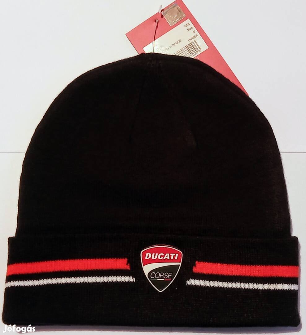 Ducati Corse új téli sapka eladó Féláron 