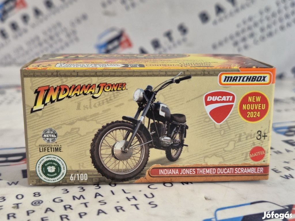 Ducati Scrambler - Indiana Jones - 2024 6/100 -  Matchbox - 1:64