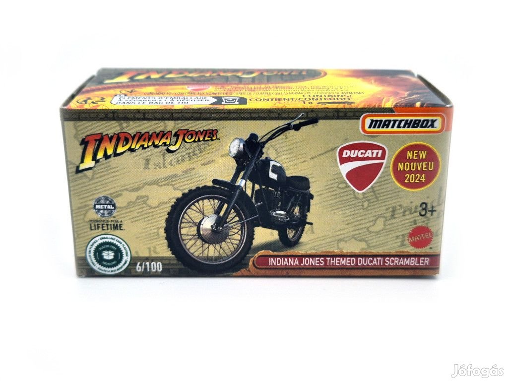 Ducati Scrambler - Indiana Jones - 2024 6/100 -  Matchbox - 1:64