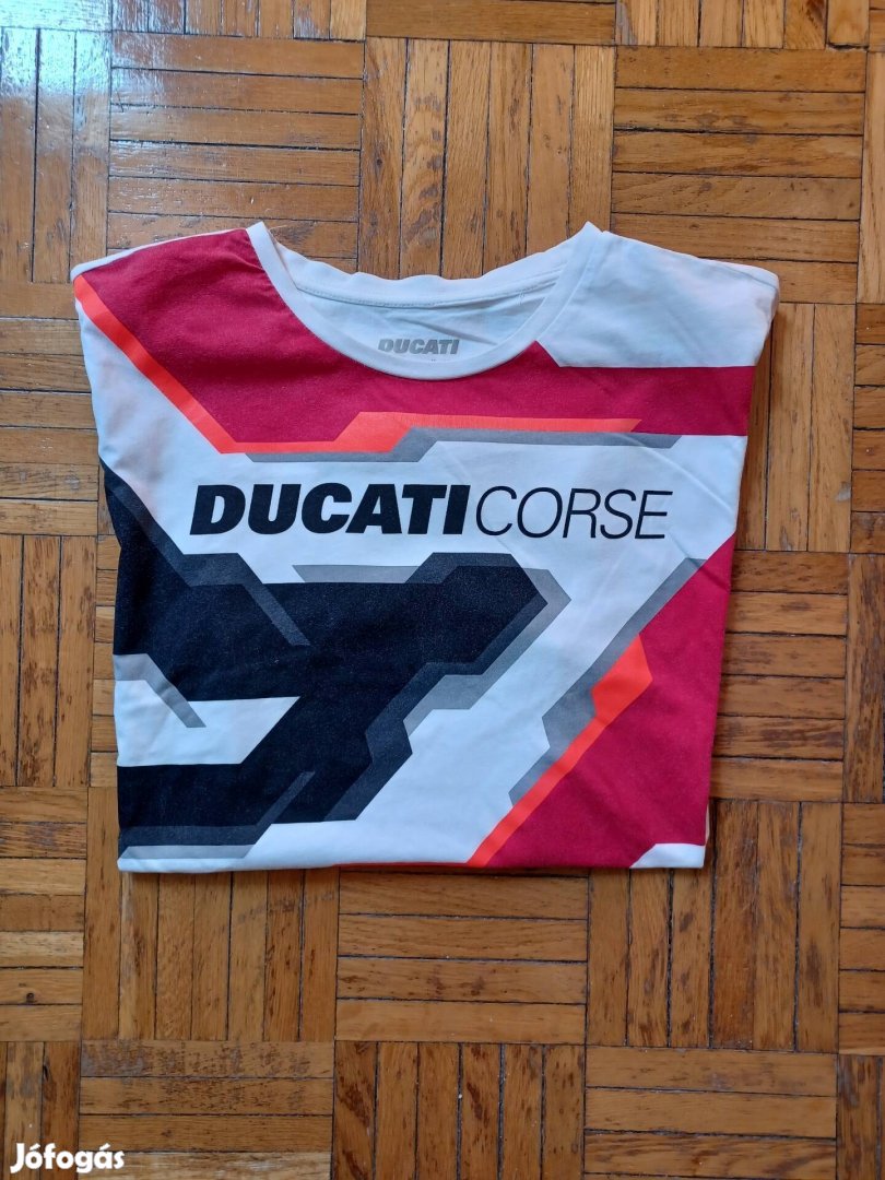 Ducati férfi motoros póló L 