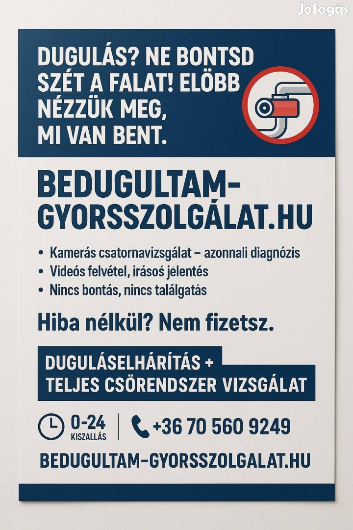Dugulaselhárítás!! víz-vezetékszerelés!