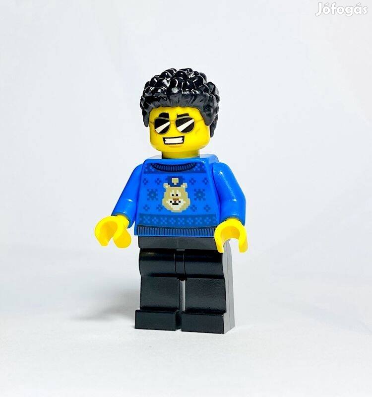 Duke Detain - Karácsonyi pulcsiban Eredeti LEGO minifigura - Új