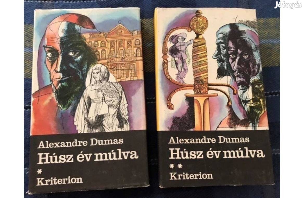 Dumas: Húsz év múlva I és II (Kriterion 1988), nagyon jó állapotban