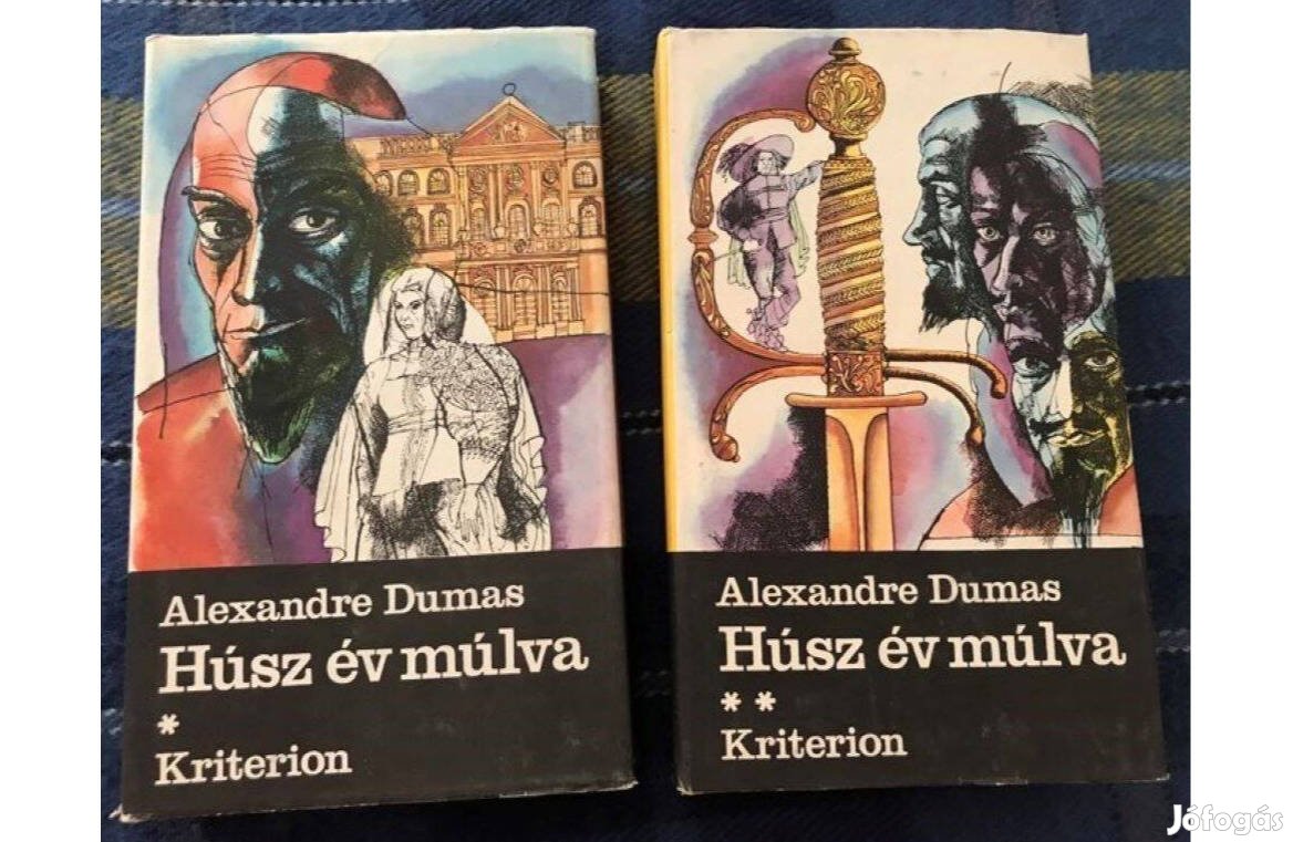 Dumas: Húsz év múlva I és II (Kriterion 1988), nagyon jó állapotban